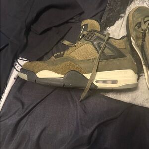 Jordan Athletic Shoes in Olive and Black